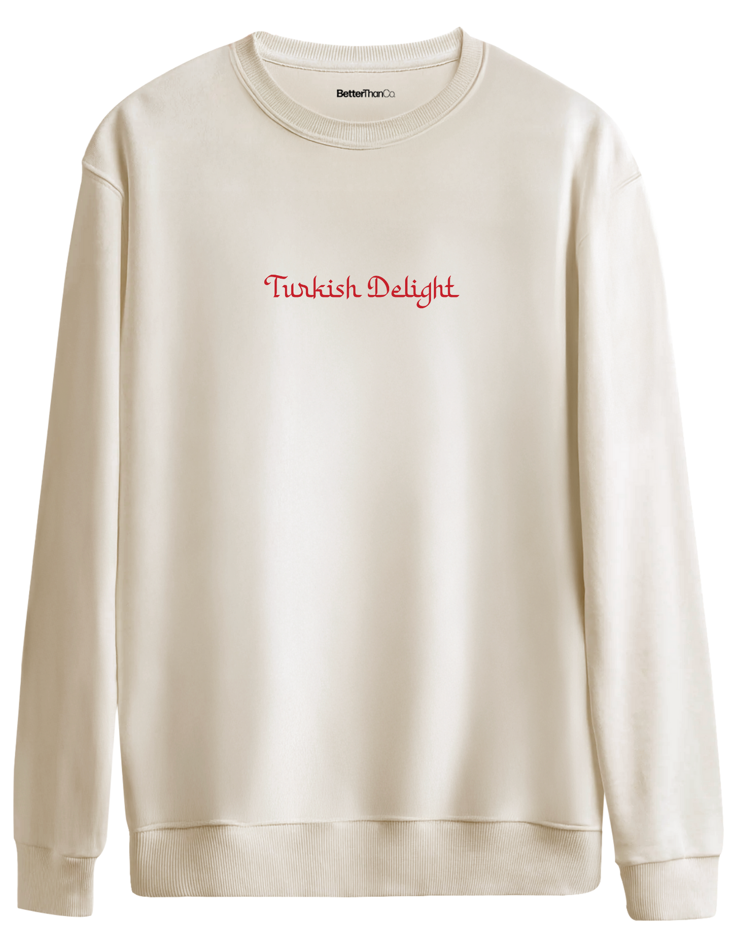 Turkish Delight Baskılı Bisiklet Yaka Oversize Sweatshirt
