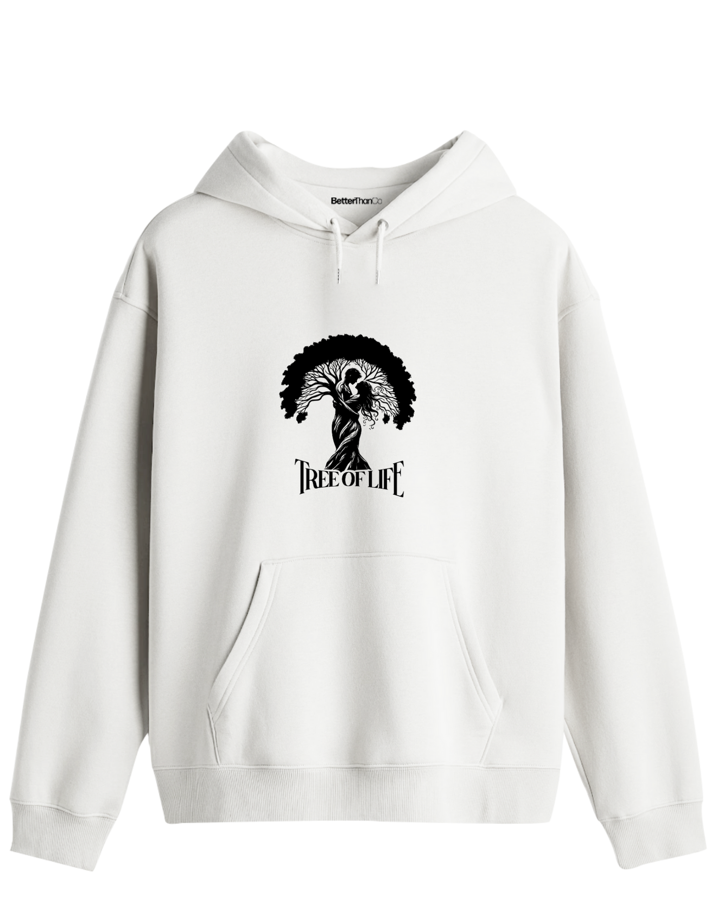 Tree Of Life Baskılı Unisex Kapüşonlu Yaka Hoodie