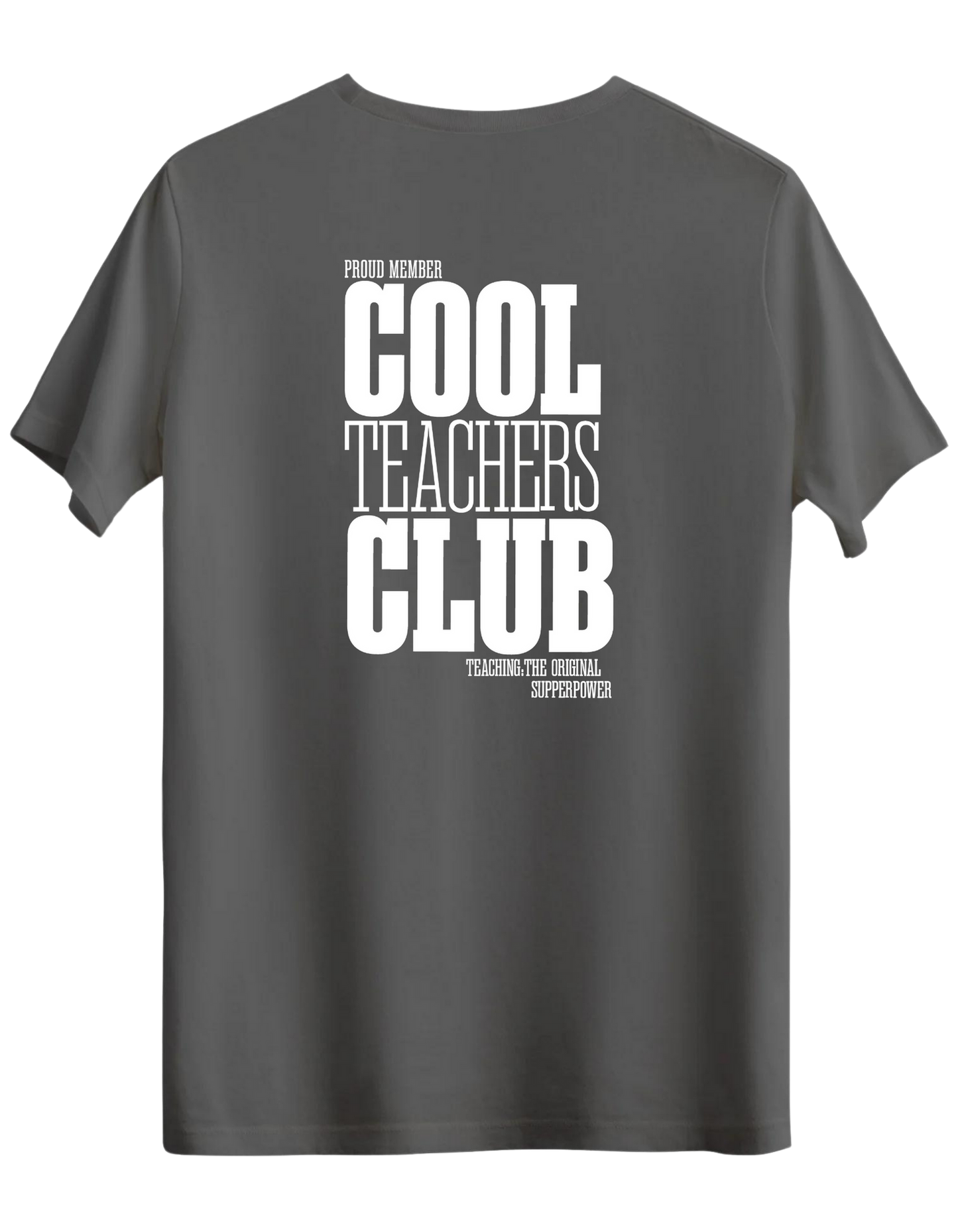 Cool Teachers Club Baskılı Bisiklet Yaka Regular T-shirt