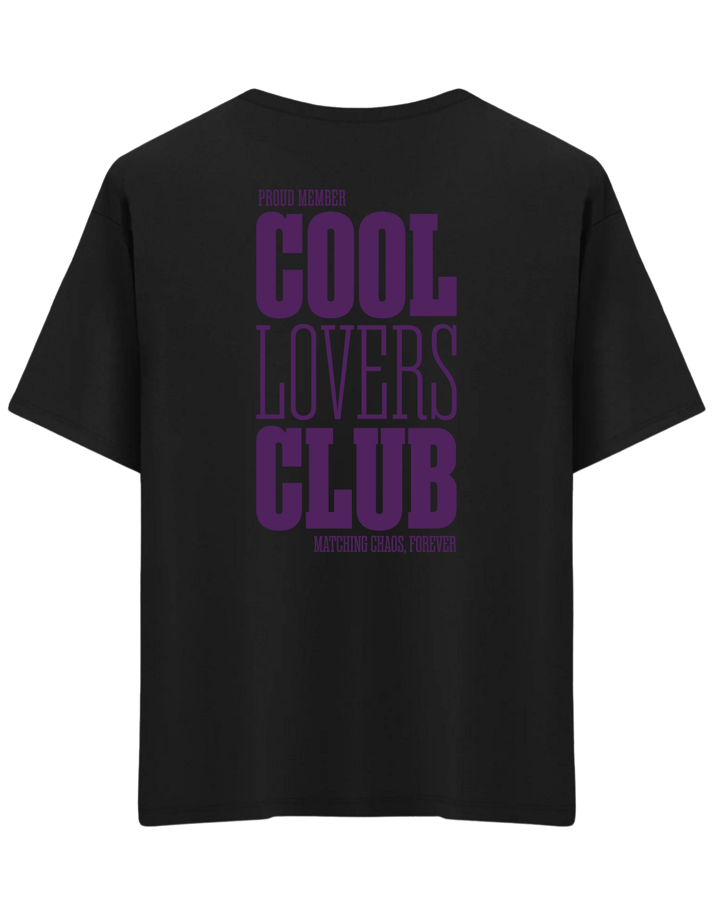 Cool Lovers Baskılı Bisiklet Yaka Oversize T-shirt