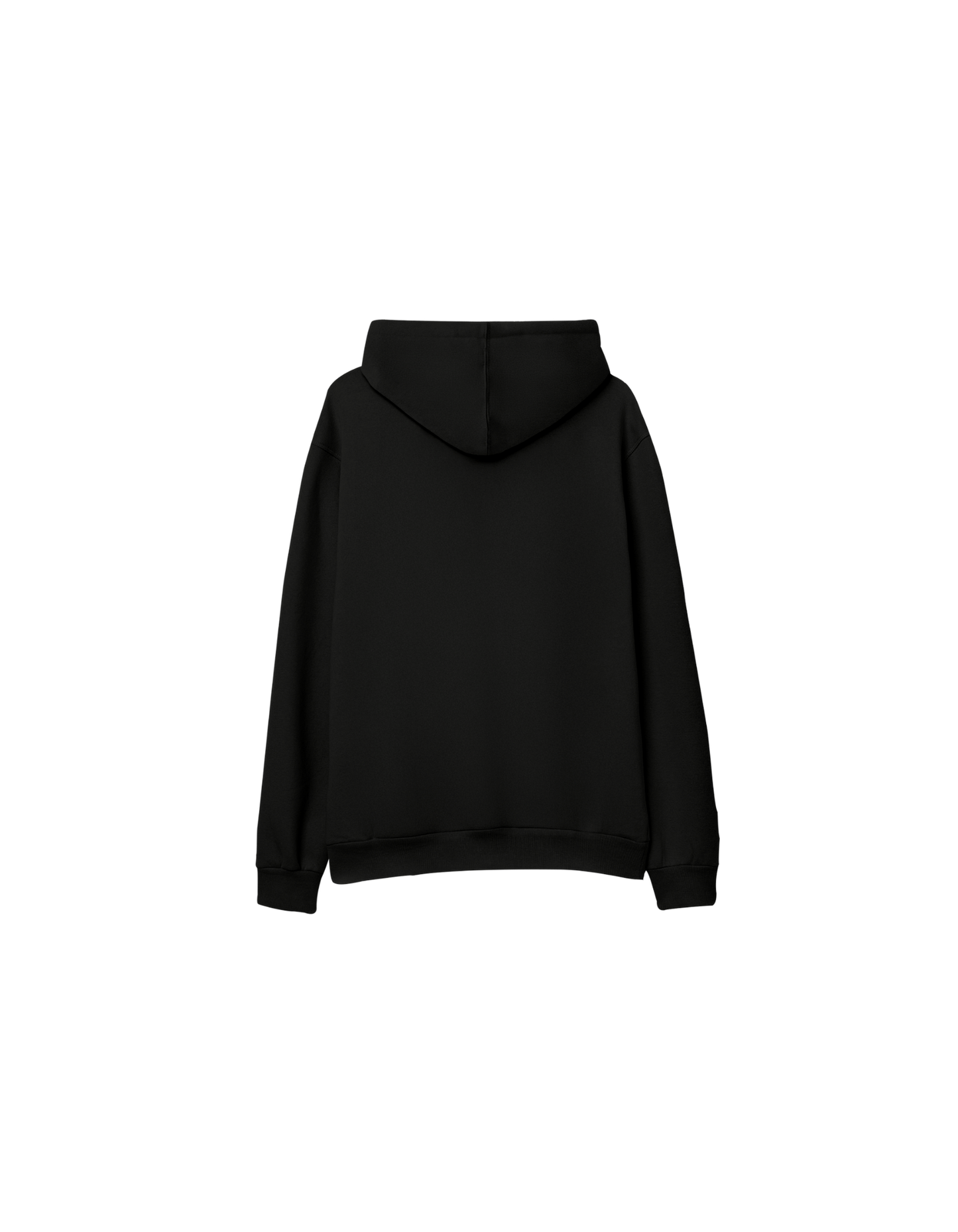 Basic Baskısız Oversize Kapüşonlu Çocuk Hoodie
