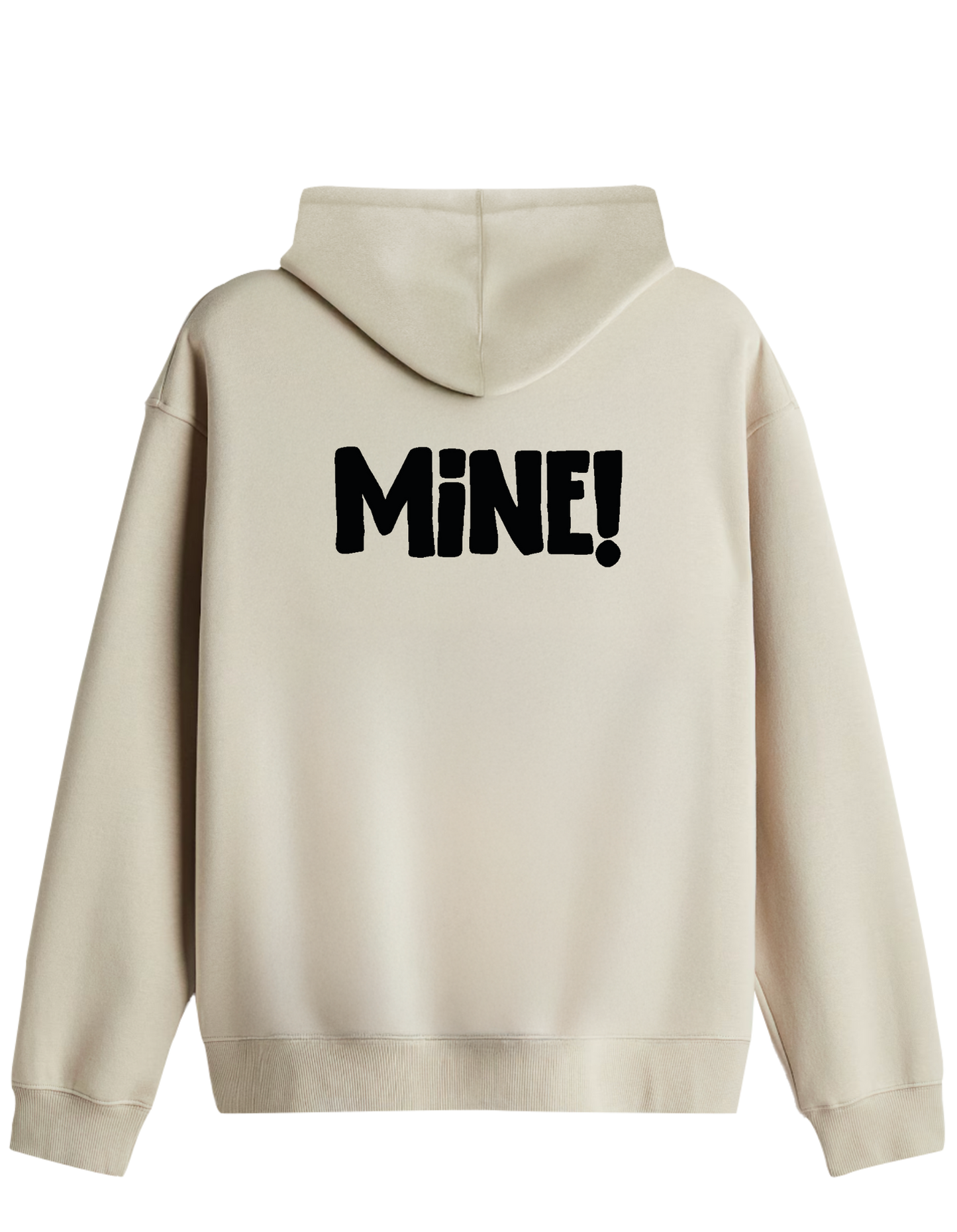 Mine! Baskılı Unisex Kapüşonlu Yaka Hoodie