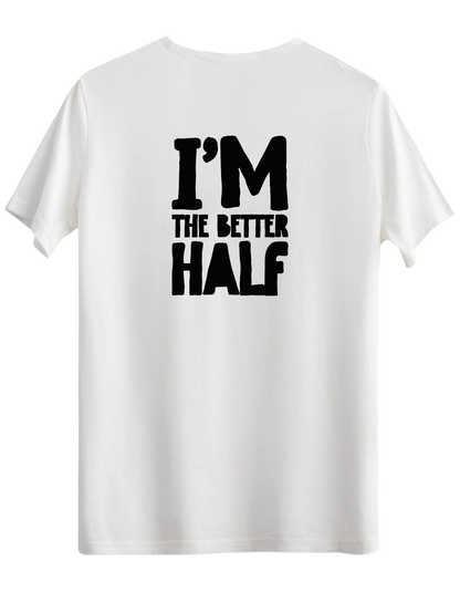 The Better Half Baskılı Bisiklet Yaka Regular T-shirt