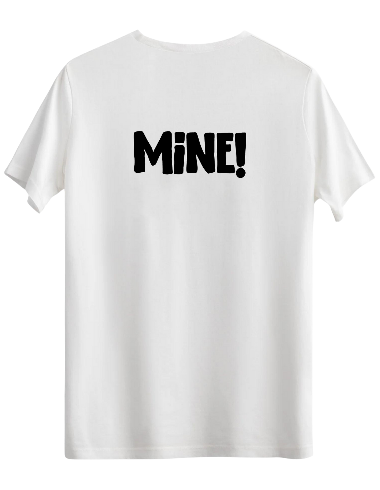 Mine! Baskılı Bisiklet Yaka Regular T-shirt