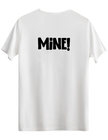 Mine! Baskılı Bisiklet Yaka Regular T-shirt