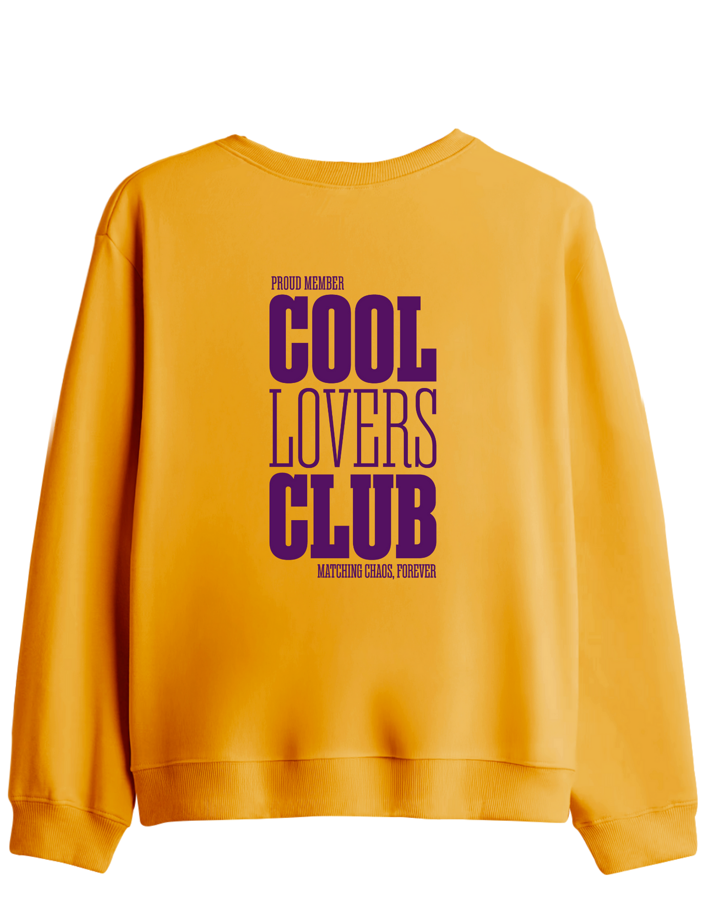 Cool Lovers Baskılı Bisiklet Yaka Sweatshirt