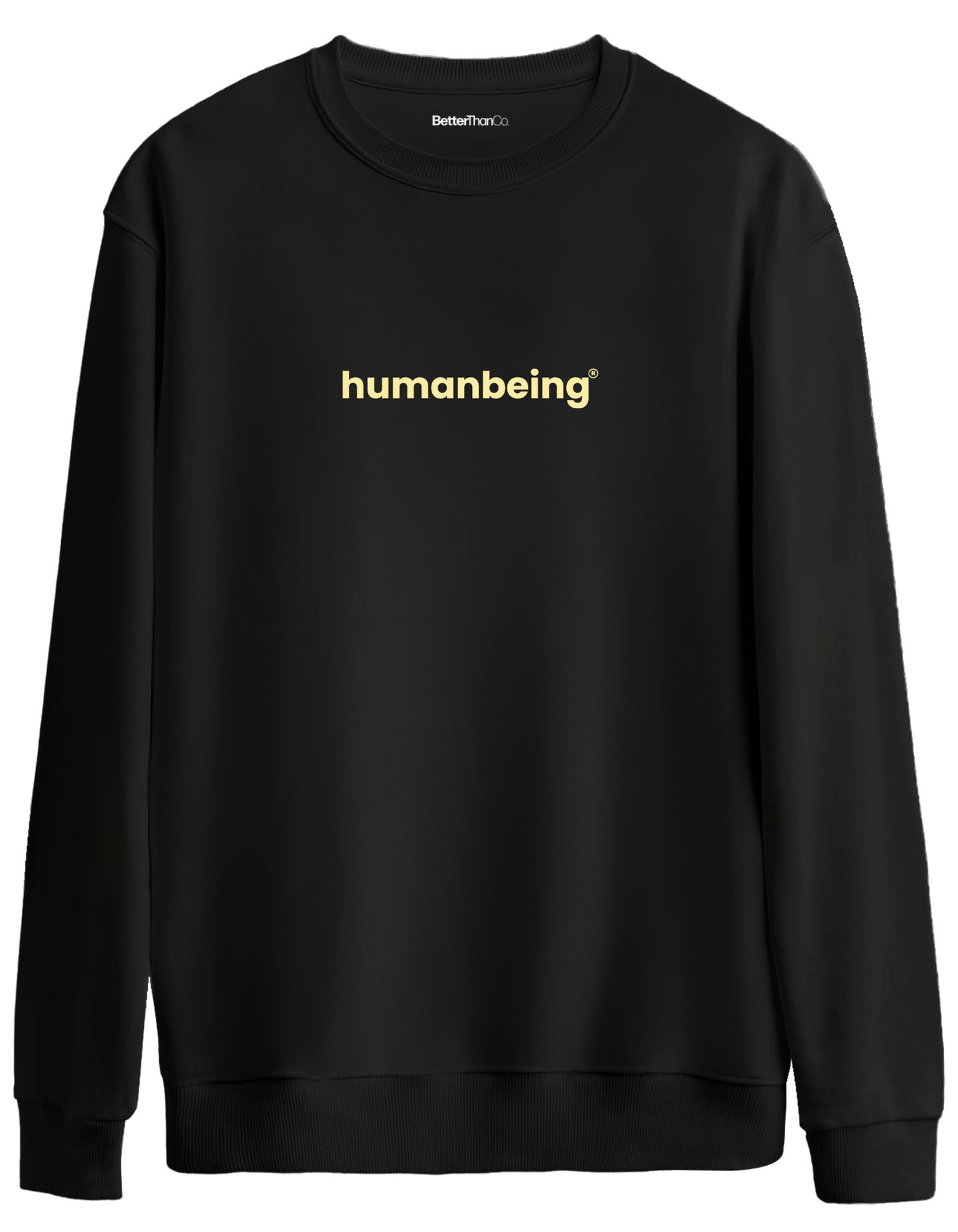 Humanbeing Baskılı Bisiklet Yaka Oversize Sweatshirt