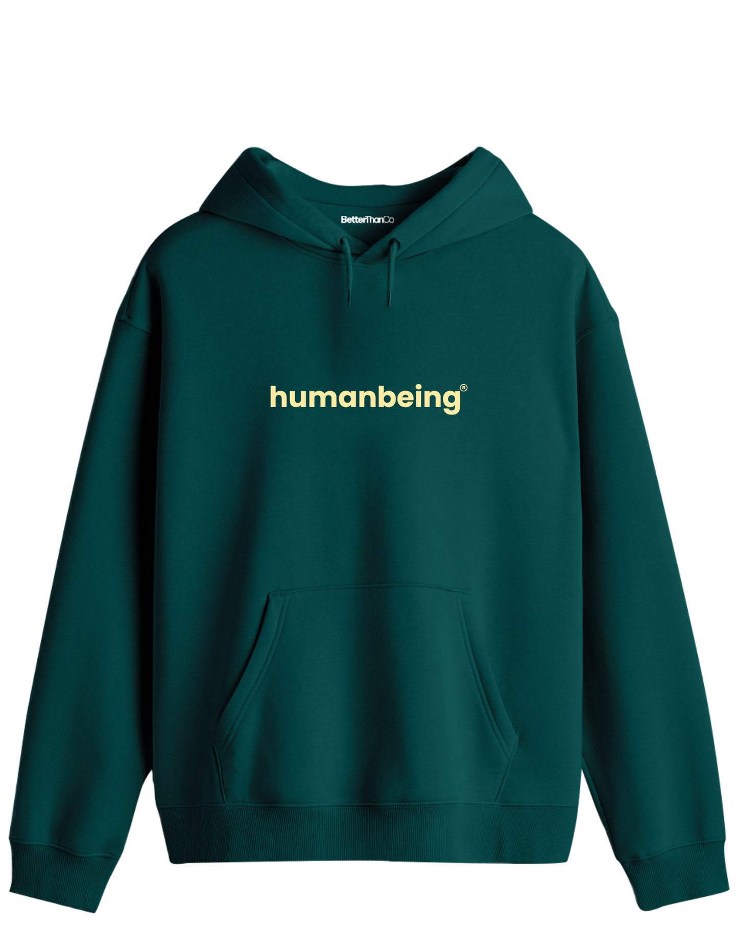 Humanbeing Baskılı Unisex Kapüşonlu Yaka Hoodie