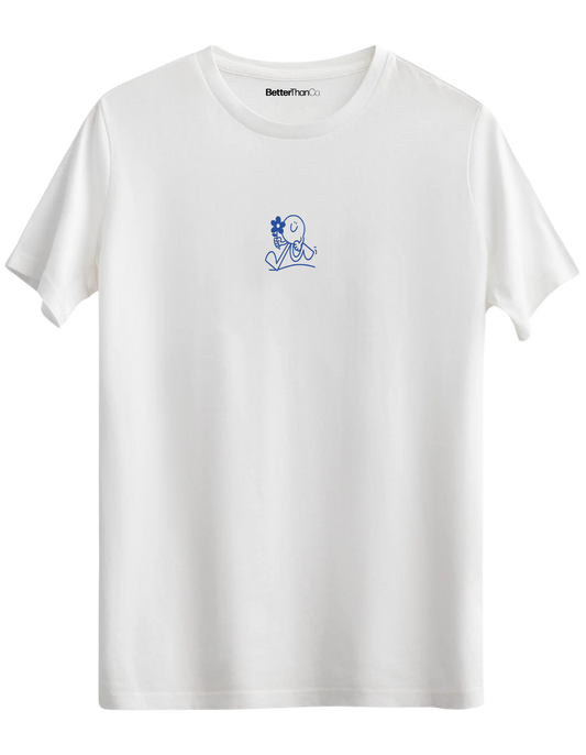 Running Baskılı Bisiklet Yaka Regular T-shirt