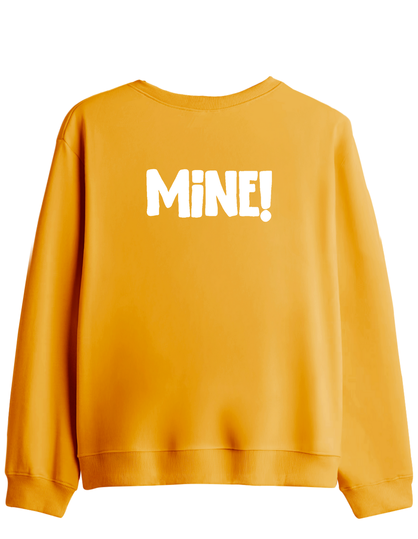 Mine! Baskılı Bisiklet Yaka Sweatshirt
