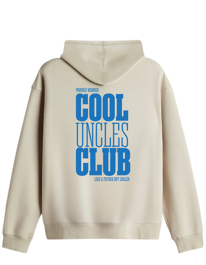 Cool Uncles Club Baskılı Unisex Kapüşonlu Yaka Hoodie