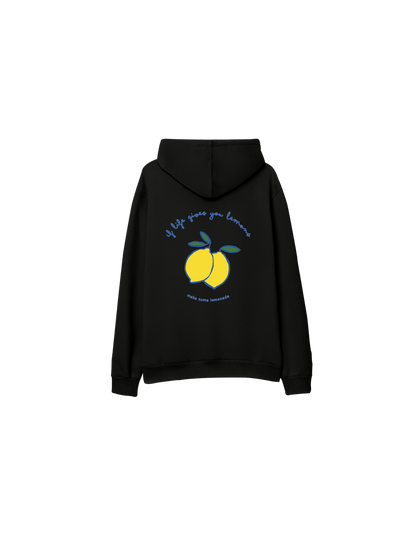 Lemonade Baskılı Oversize Kapüşonlu Çocuk Hoodie