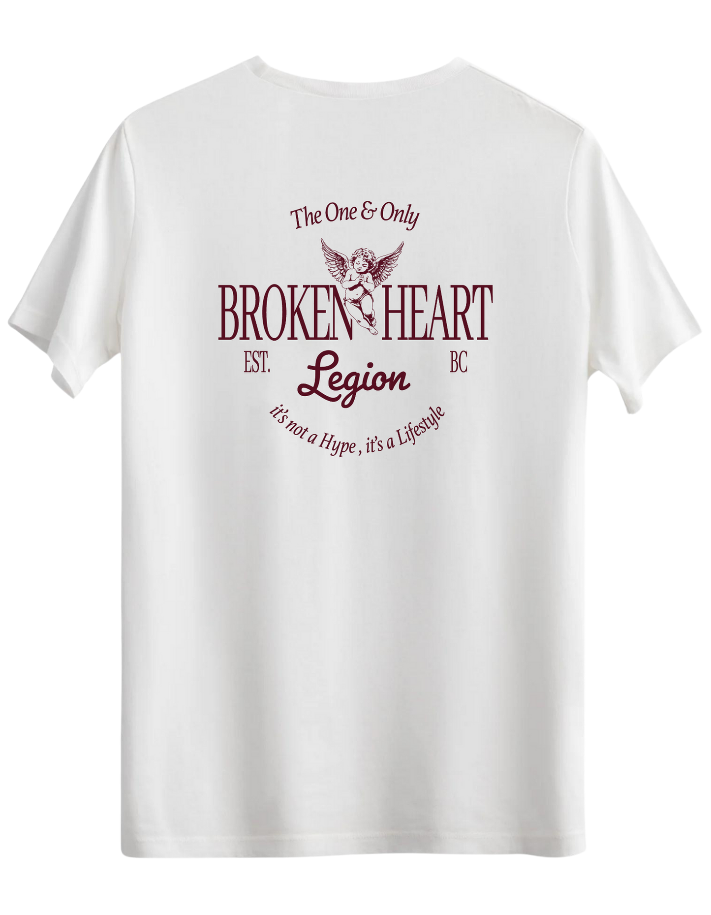 Broken Heart Baskılı Bisiklet Yaka Regular T-shirt
