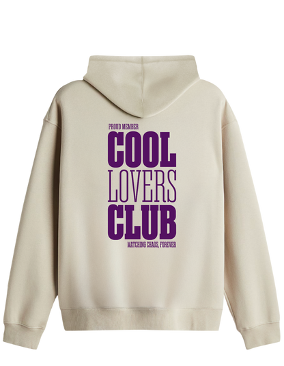 Cool Lovers Baskılı Unisex Kapüşonlu Yaka Hoodie