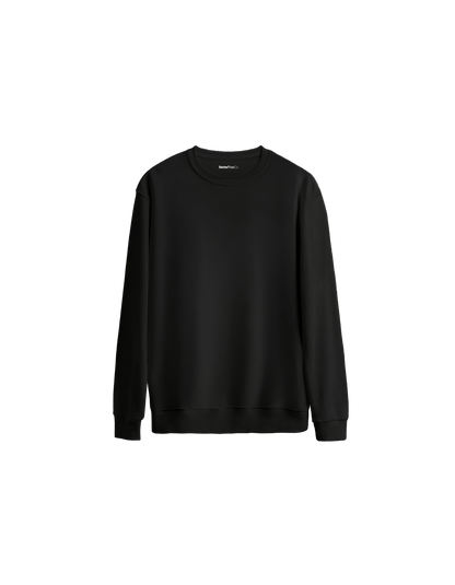 Basic Oversize Bisiklet Yaka Çocuk Sweatshirt