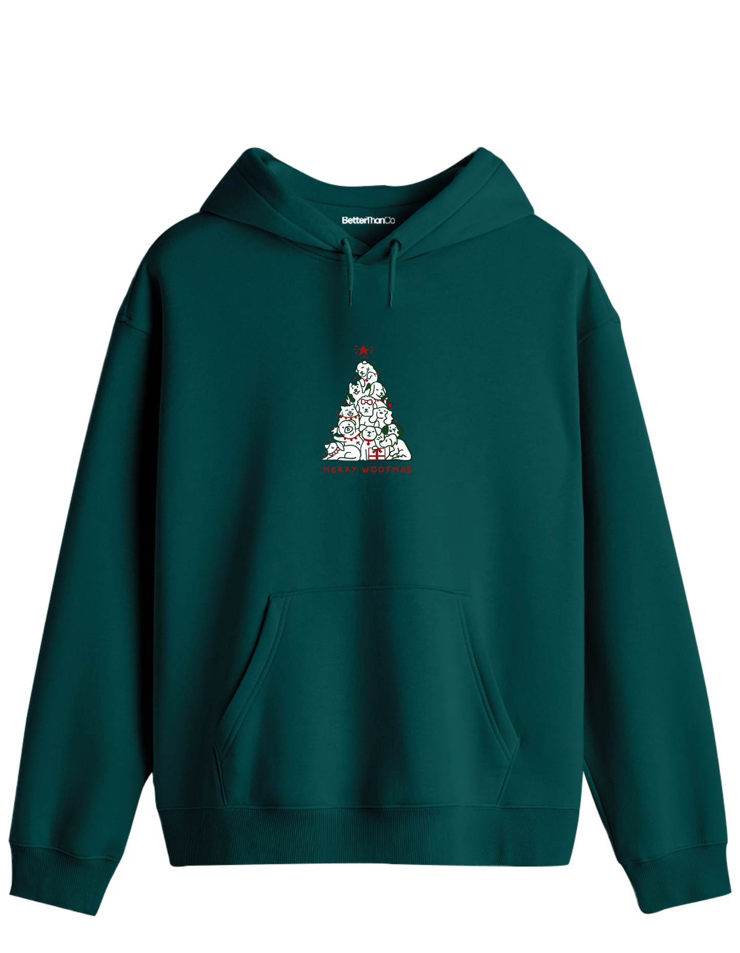 Woofmas Baskılı Unisex Kapüşonlu Yaka Hoodie