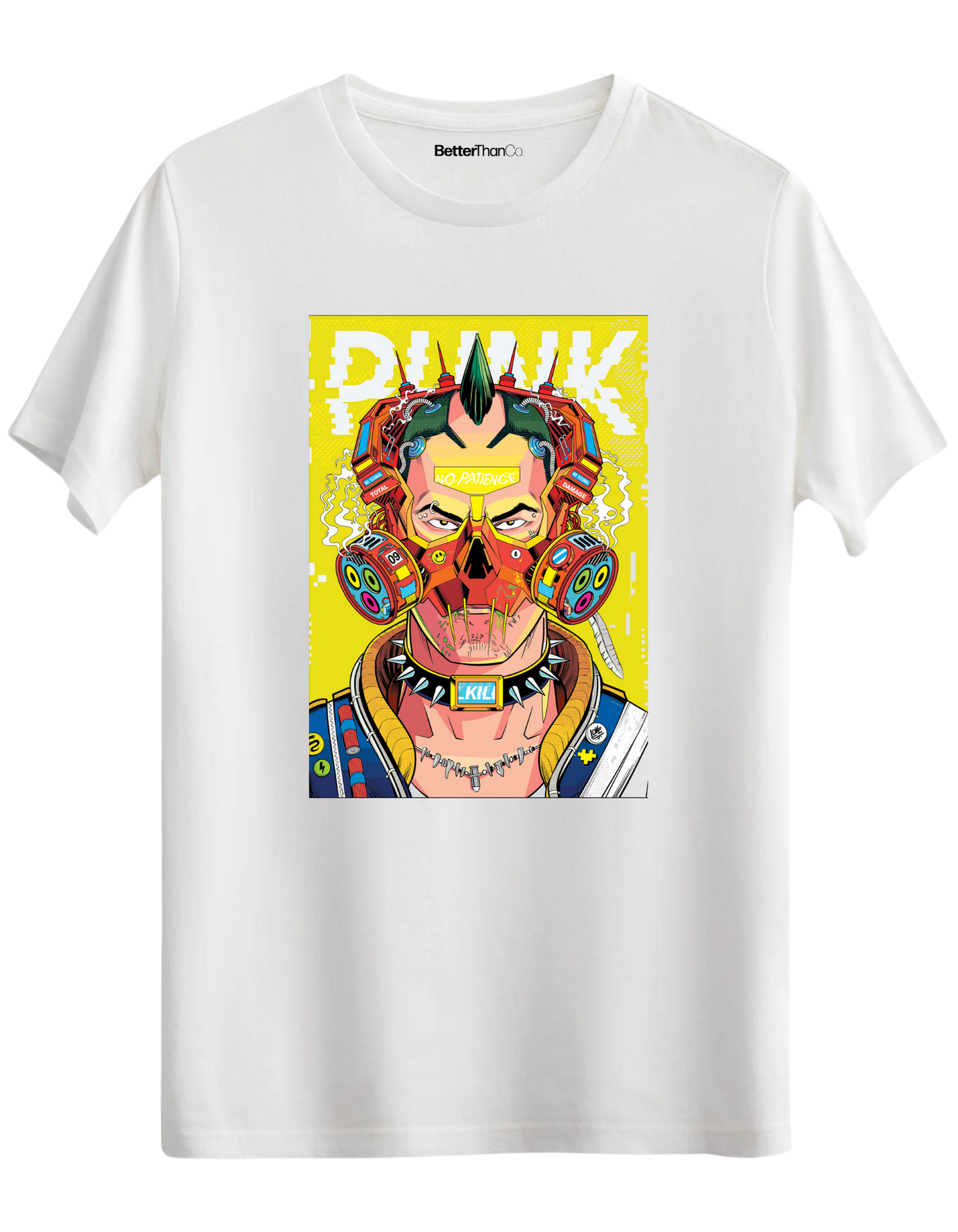 No Patience Baskılı Bisiklet Yaka Regular T-shirt
