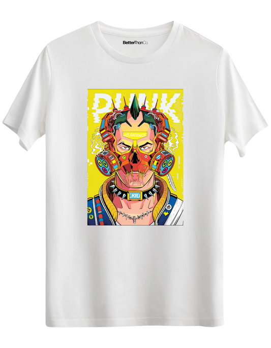 No Patience Baskılı Bisiklet Yaka Regular T-shirt