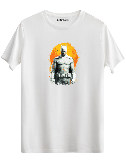 Whiteman Baskılı Bisiklet Yaka Regular T-shirt