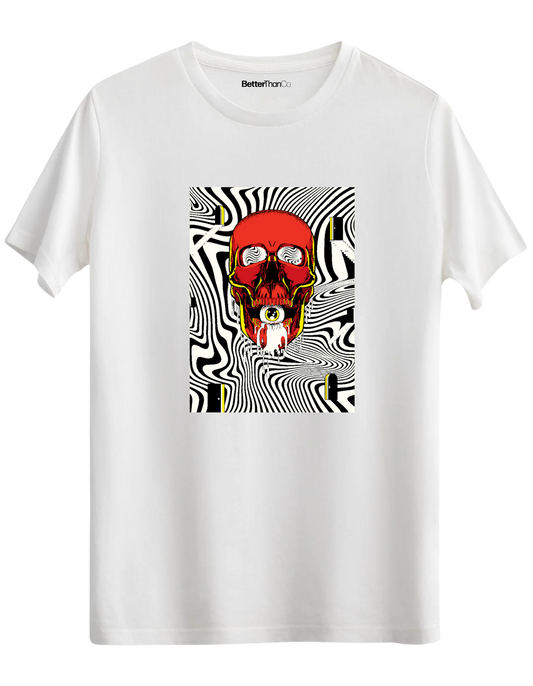 Handsome Baskılı Bisiklet Yaka Regular T-shirt