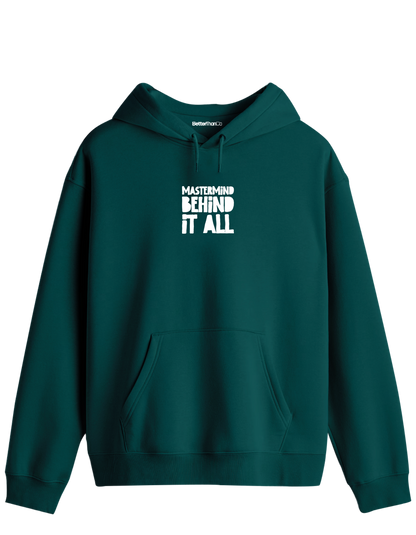 Mastermind Baskılı Unisex Kapüşonlu Yaka Hoodie
