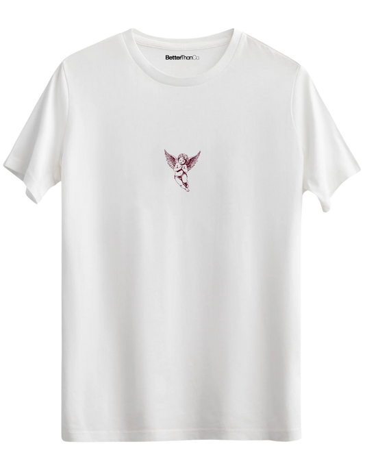 Broken Heart Baskılı Bisiklet Yaka Regular T-shirt