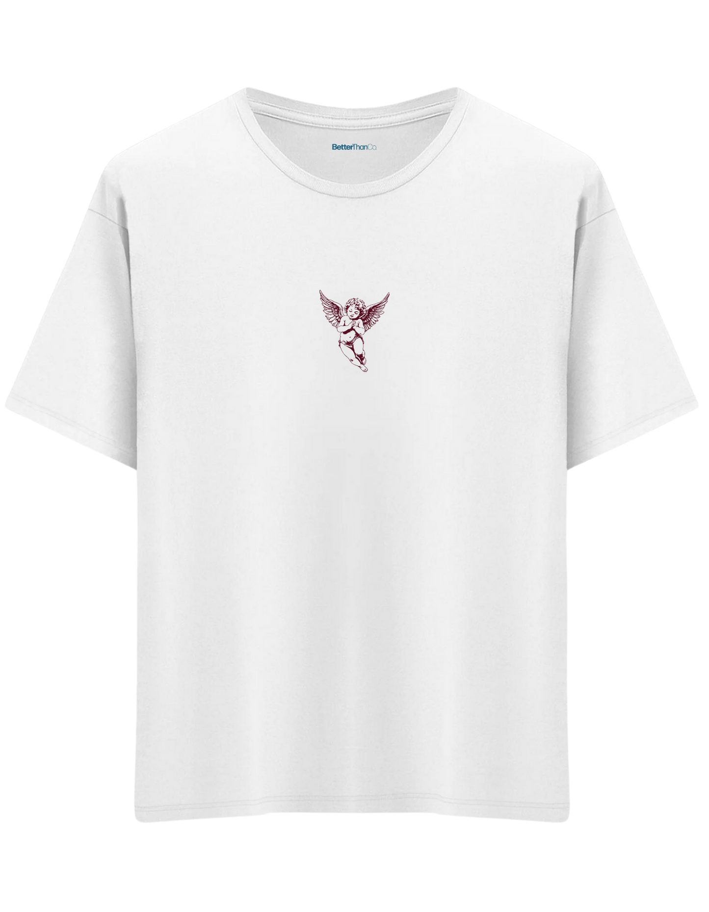 Broken Heart Baskılı Bisiklet Yaka Oversize T-shirt