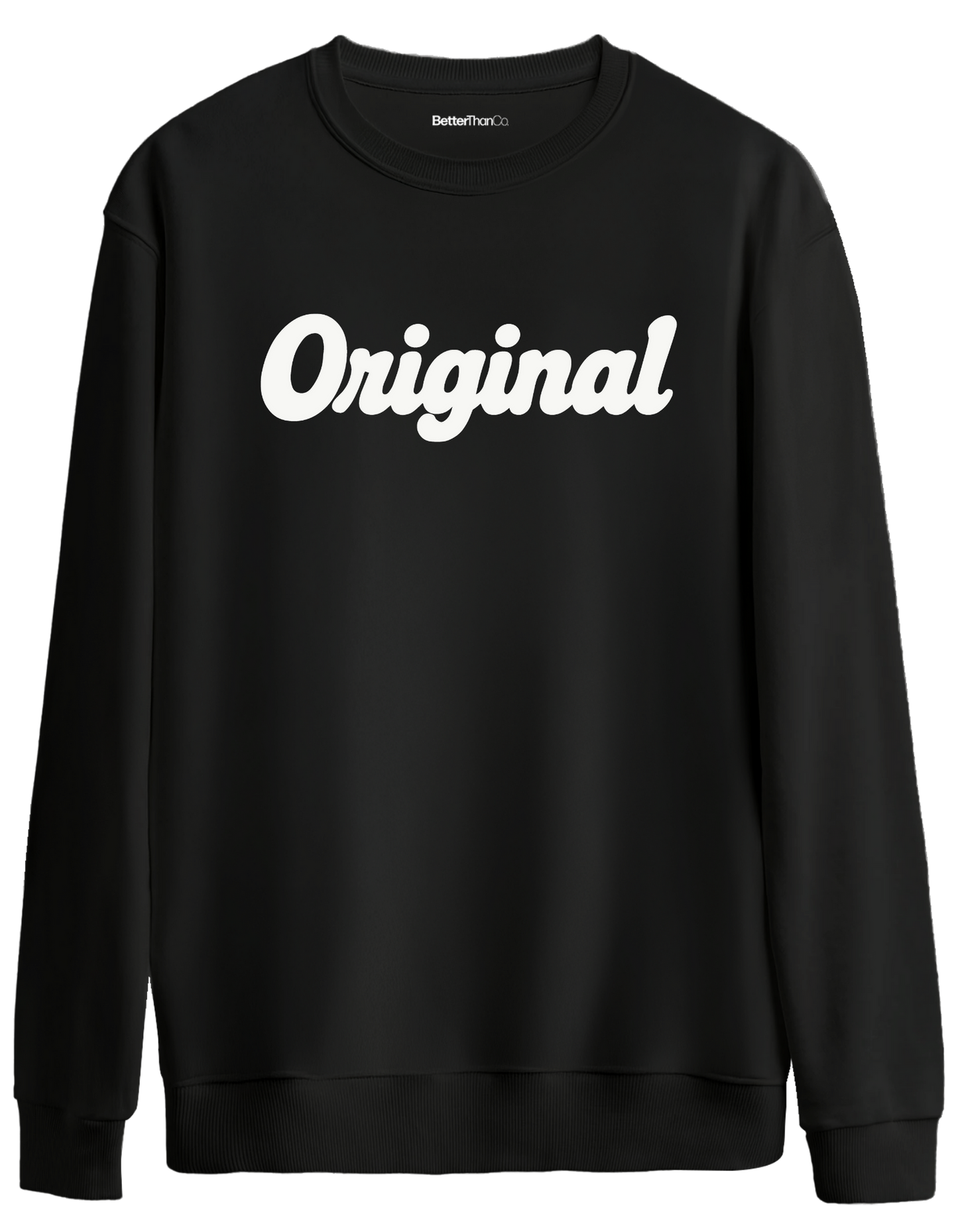 Orijinal Baskılı Bisiklet Yaka Oversize Sweatshirt