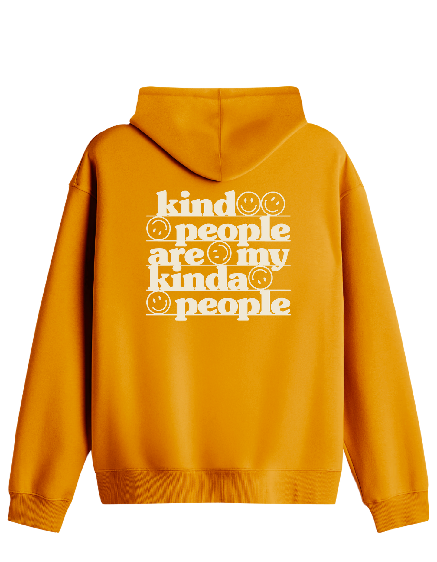 Be Kind Baskılı Unisex Kapüşonlu Yaka Hoodie