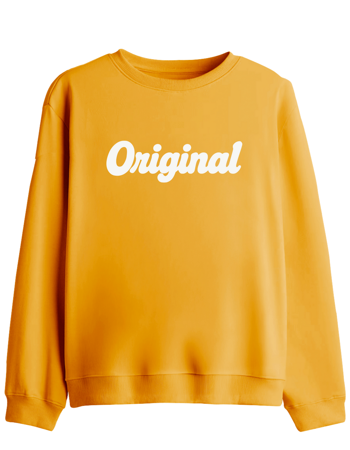 Orijinal Baskılı Bisiklet Yaka Sweatshirt