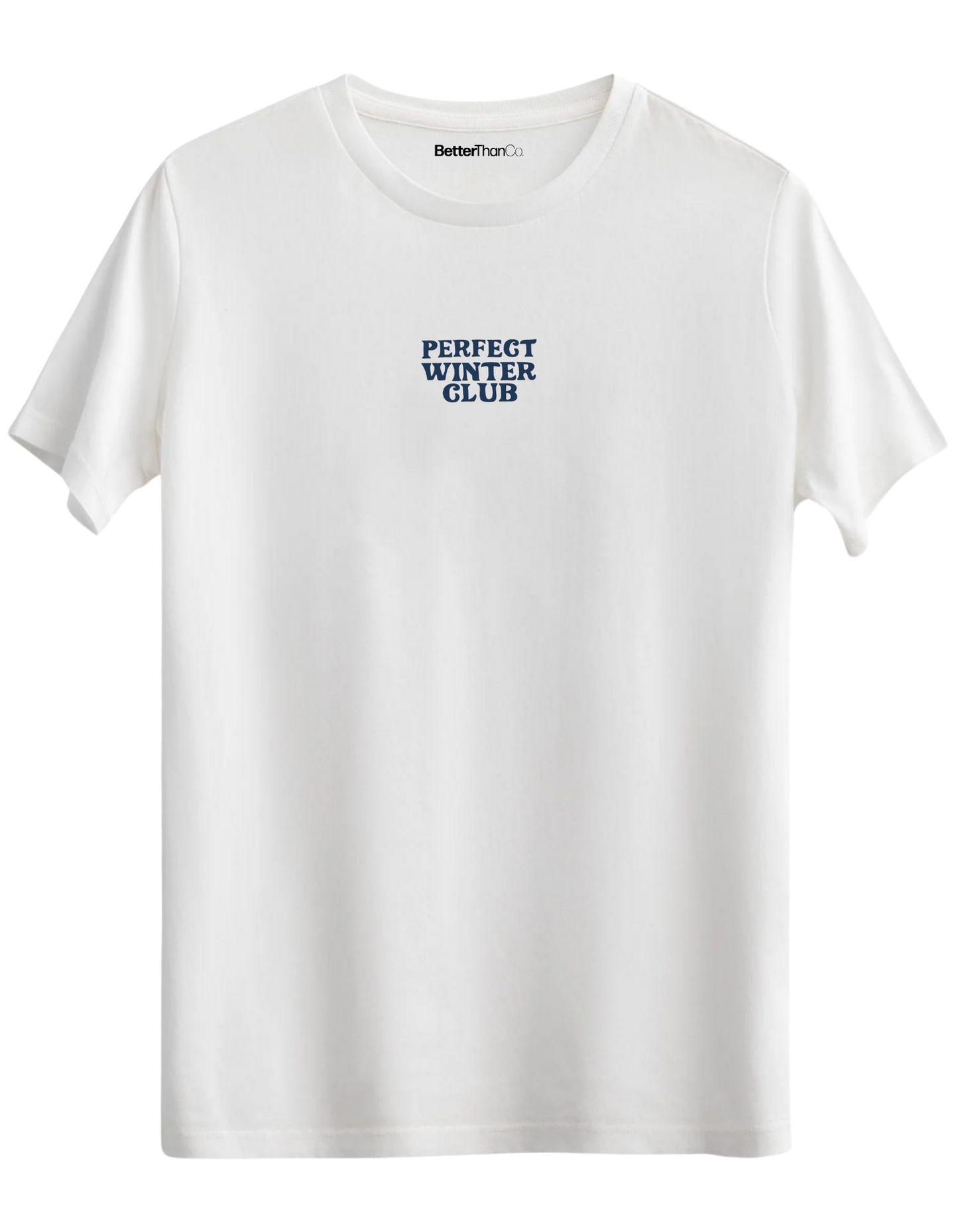 Winter Club Baskılı Bisiklet Yaka Regular T-shirt