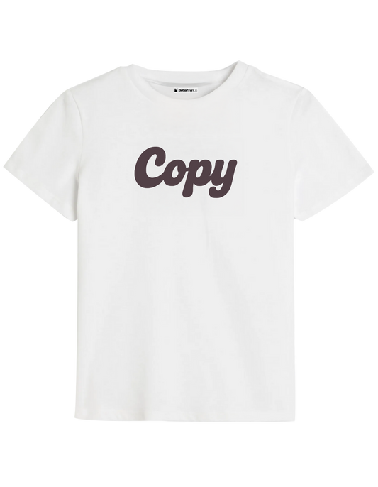 Copy Baskılı Bisiklet Yaka Çocuk t-shirt