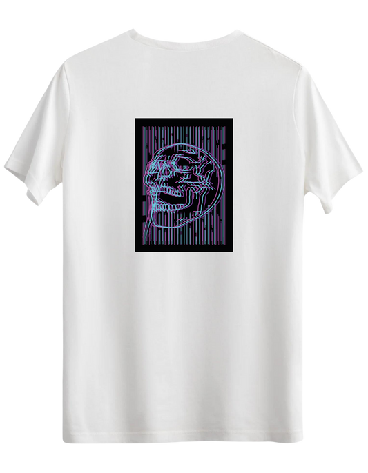 Neon Baskılı Bisiklet Yaka Regular T-shirt