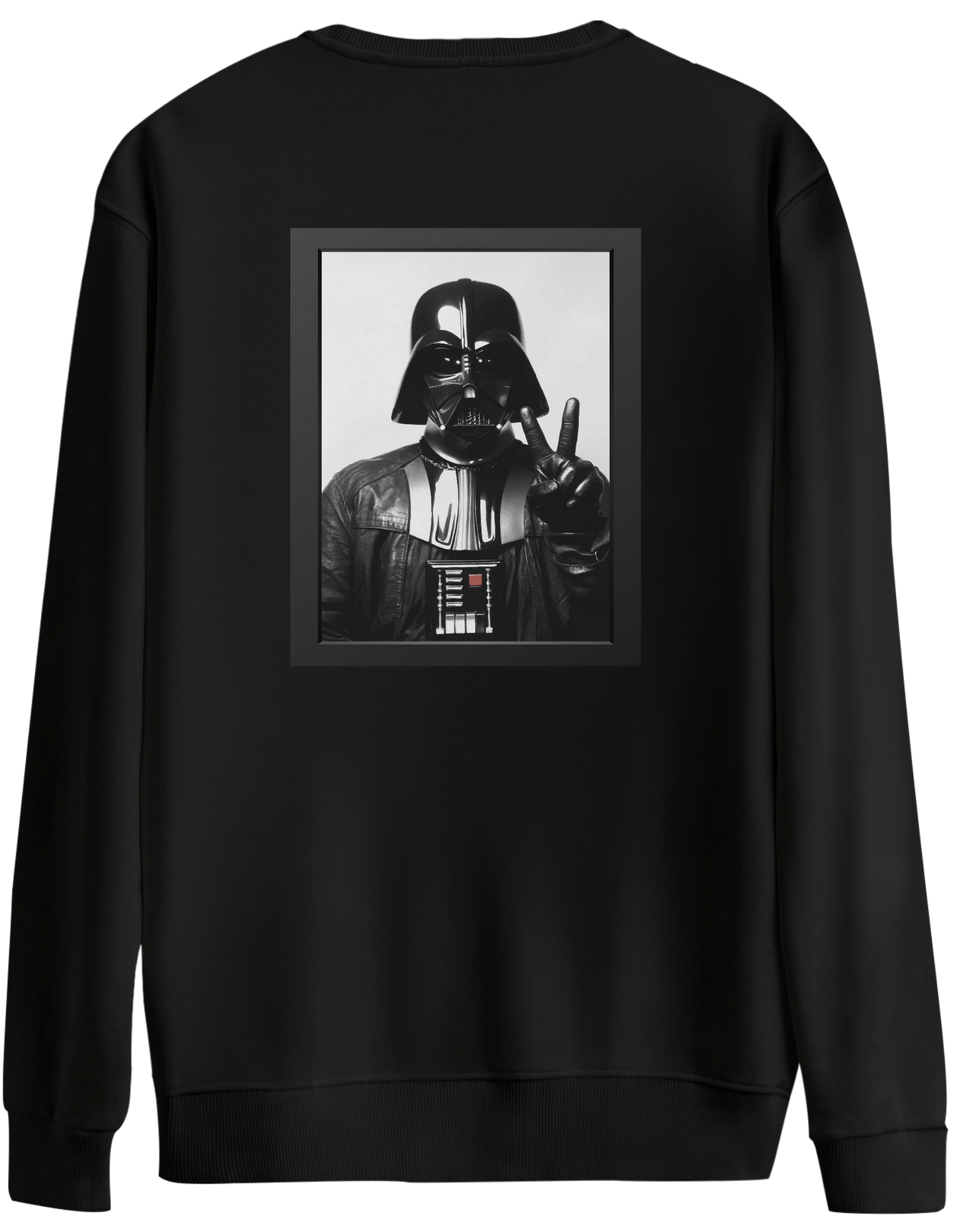 Master Of Peace Baskılı Bisiklet Yaka Oversize Sweatshirt