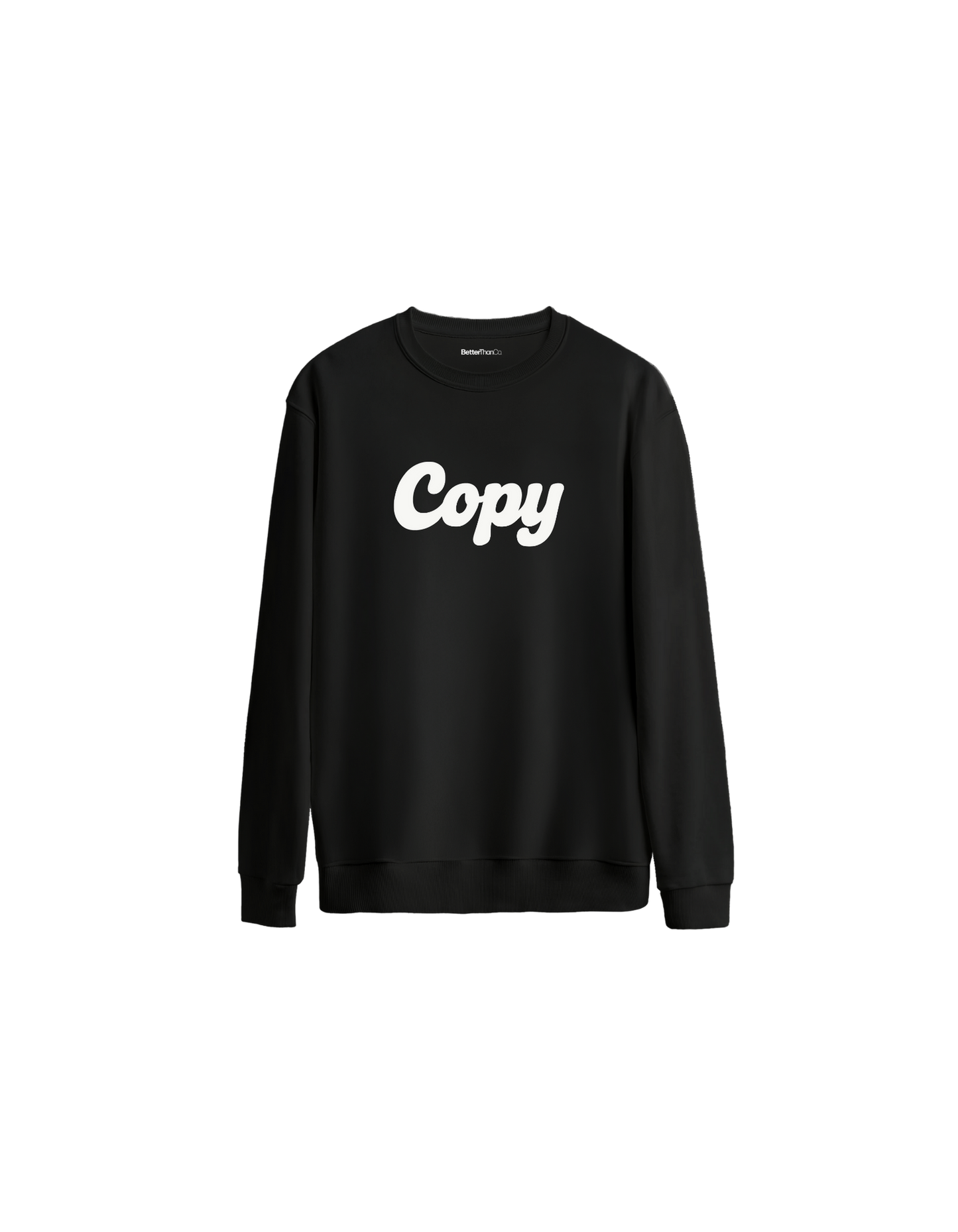 Copy Baskılı Oversize Bisiklet Yaka Çocuk Sweatshirt