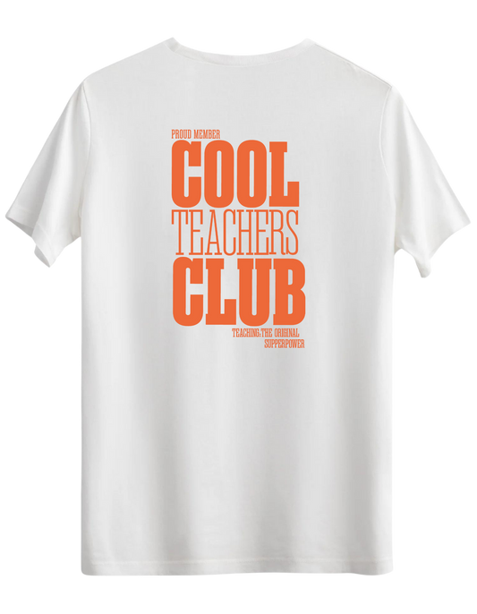 Cool Teachers Club Baskılı Bisiklet Yaka Regular T-shirt