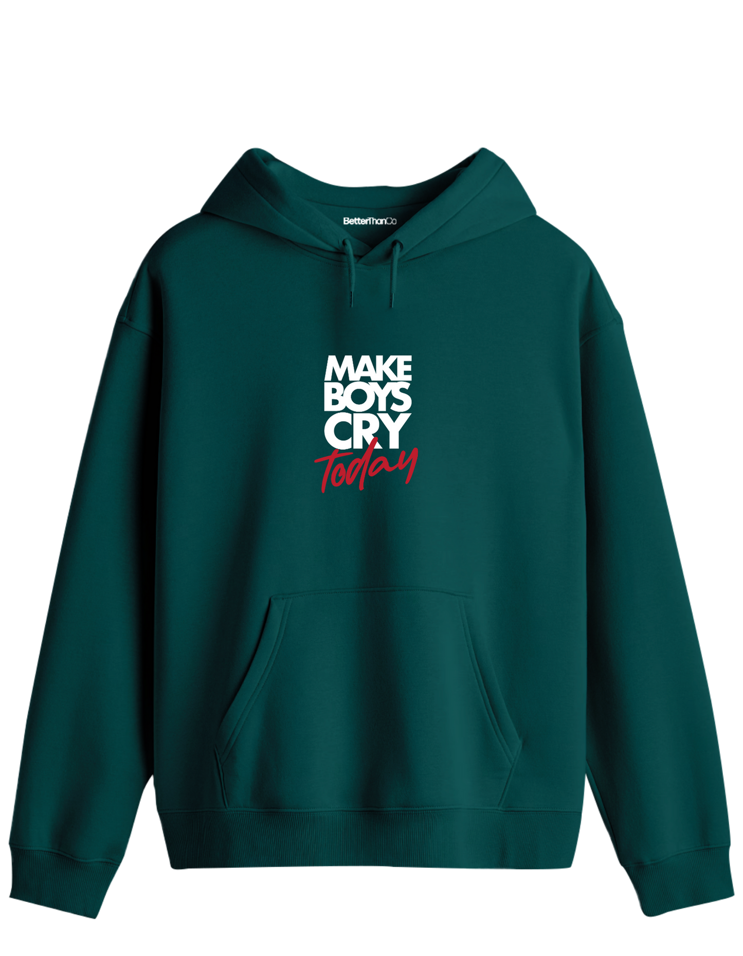 Today Baskılı Unisex Kapüşonlu Yaka Hoodie