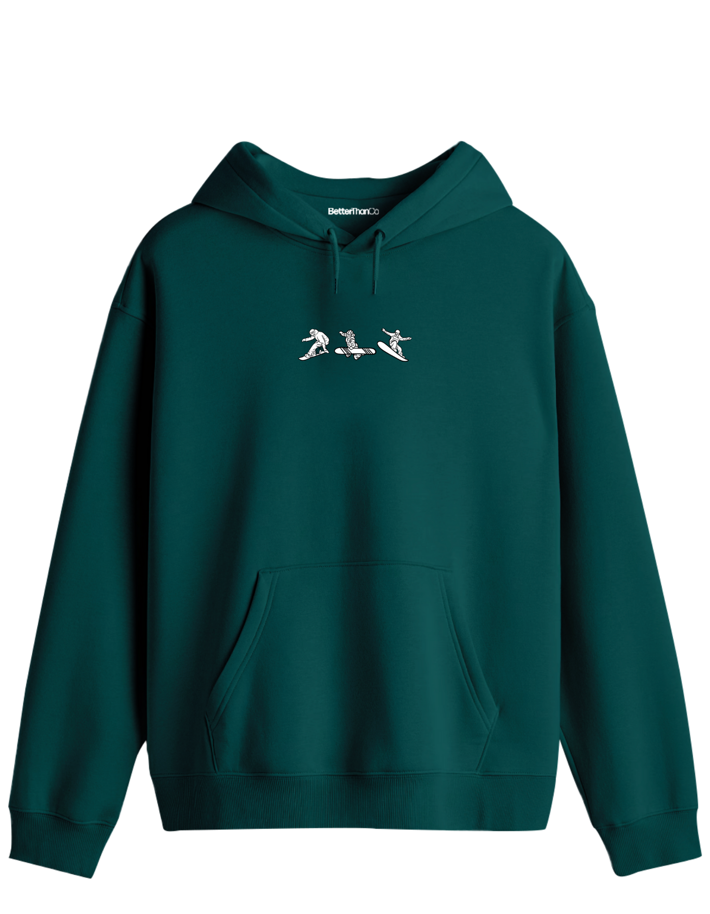 Born To Board Baskılı Unisex Kapüşonlu Yaka Hoodie