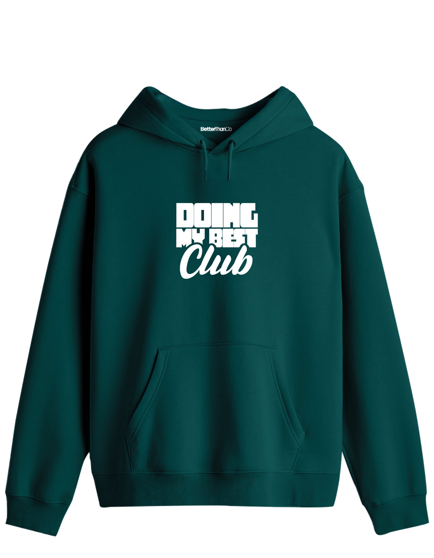 Best Club Baskılı Unisex Kapüşonlu Yaka Hoodie