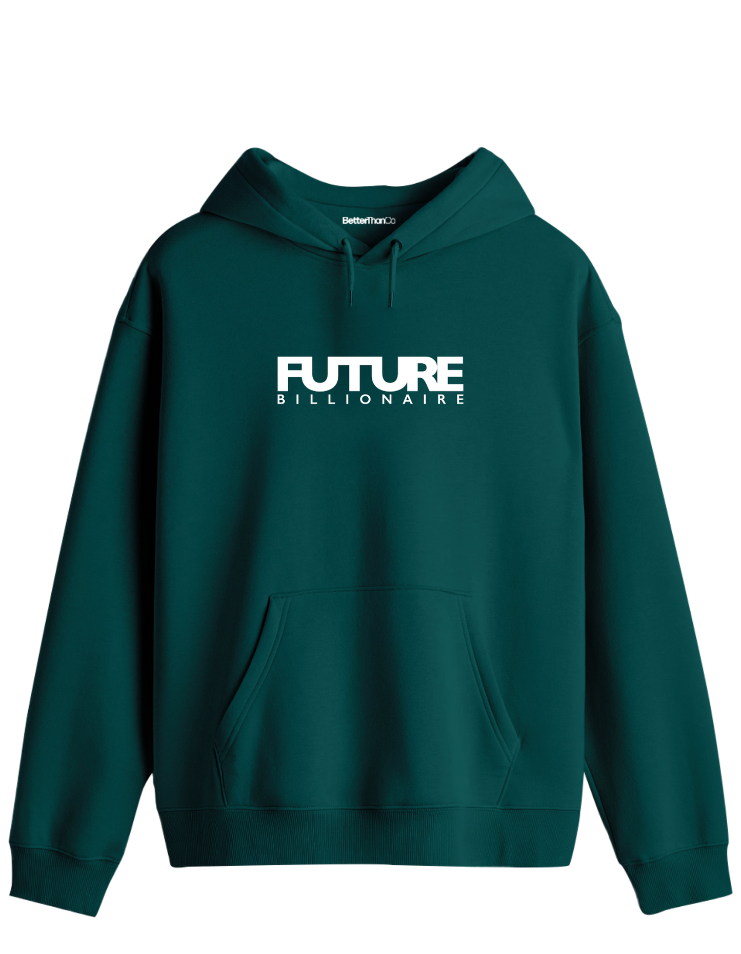 Future Billionaire Baskılı Unisex Kapüşonlu Yaka Hoodie
