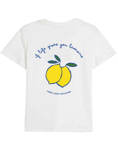 Lemonade Baskılı Bisiklet Yaka Çocuk t-shirt