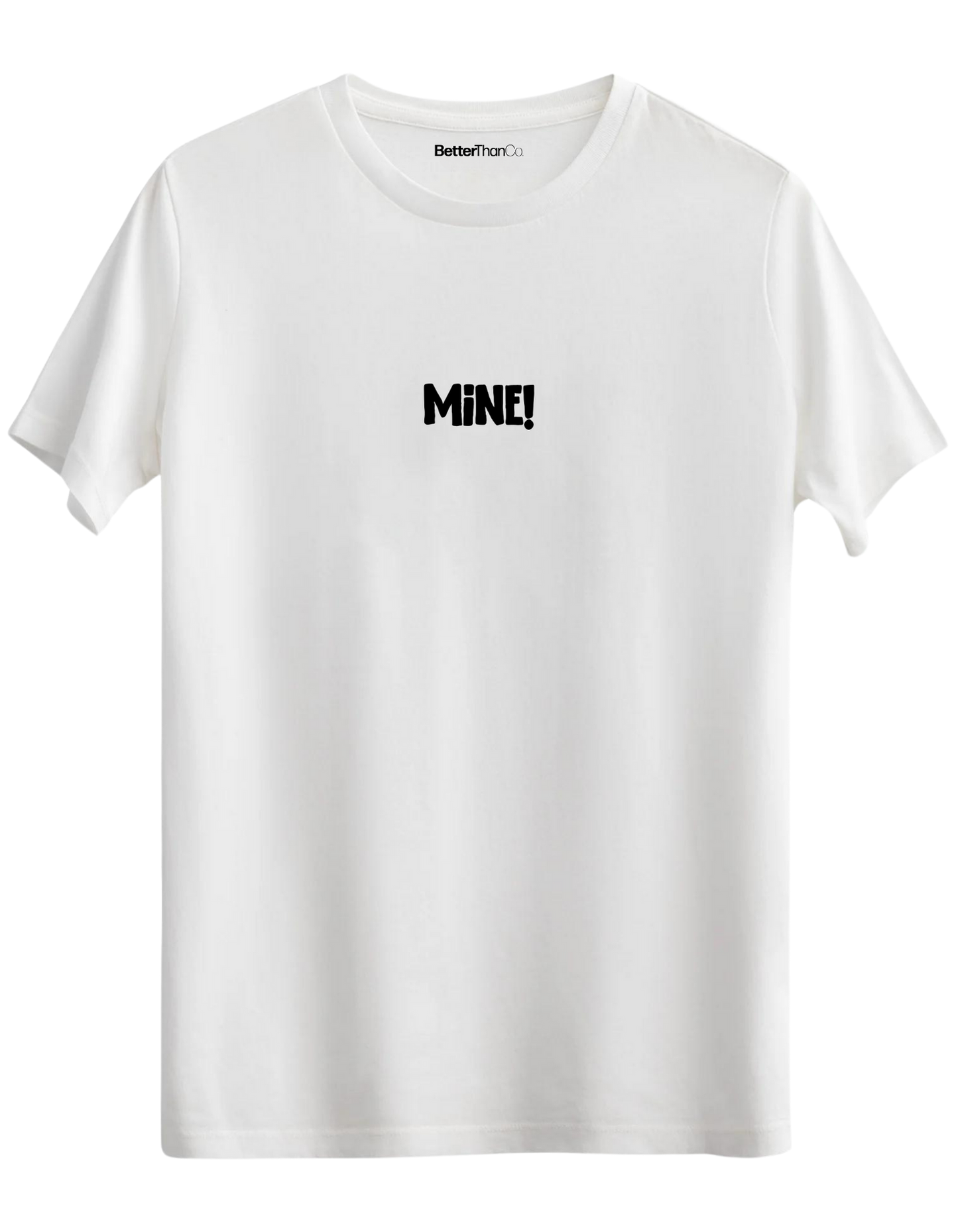 Mine! Baskılı Bisiklet Yaka Regular T-shirt