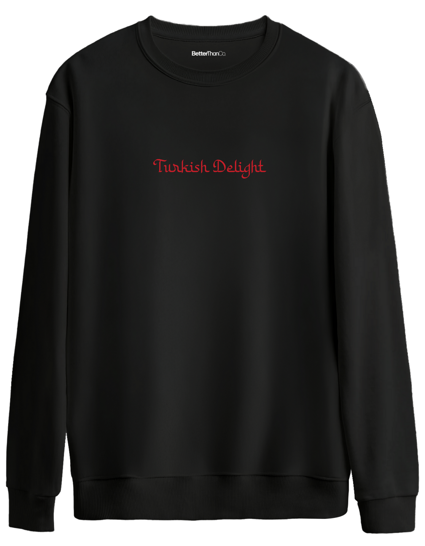 Turkish Delight Baskılı Bisiklet Yaka Oversize Sweatshirt