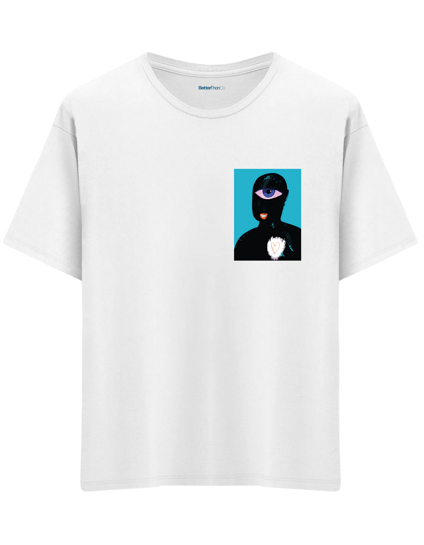 Oracle Eye Baskılı Bisiklet Yaka Oversize T-shirt