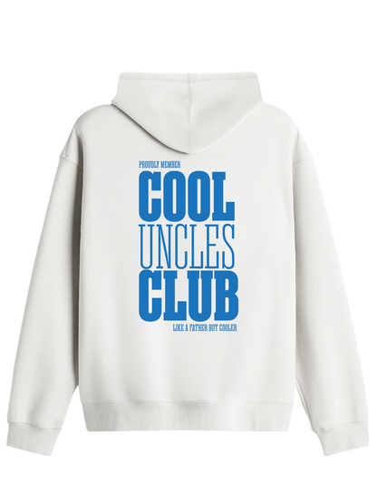 Cool Uncles Club Baskılı Unisex Kapüşonlu Yaka Hoodie