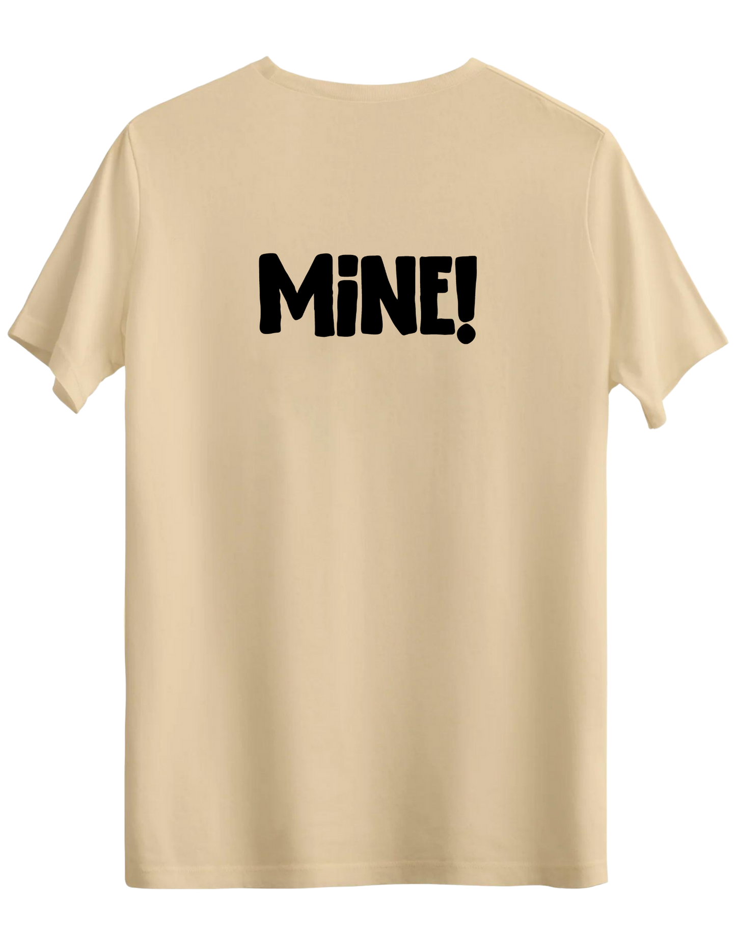 Mine! Baskılı Bisiklet Yaka Regular T-shirt