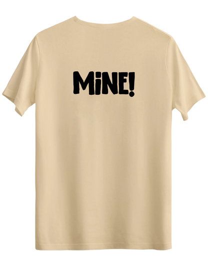 Mine! Baskılı Bisiklet Yaka Regular T-shirt
