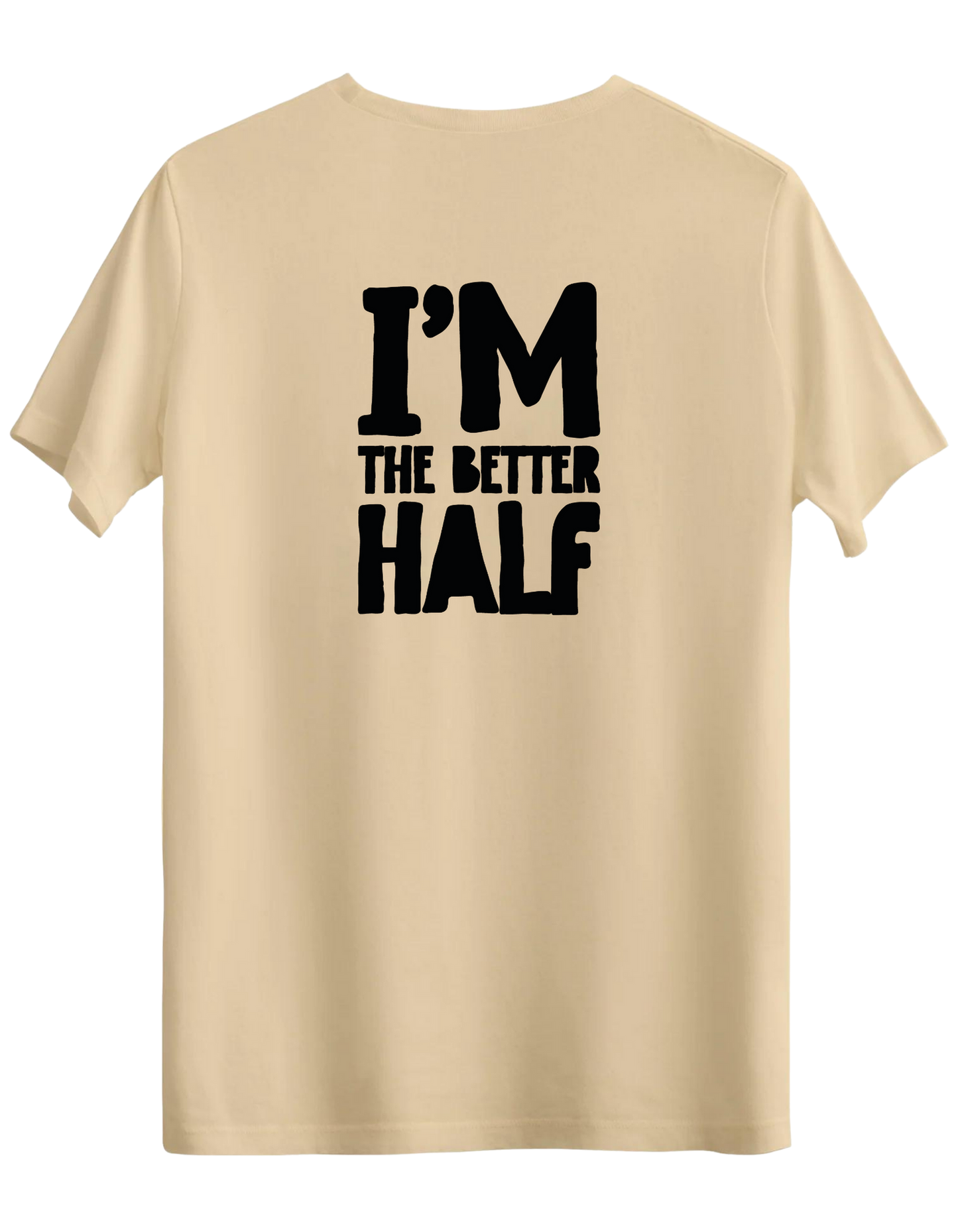 The Better Half Baskılı Bisiklet Yaka Regular T-shirt