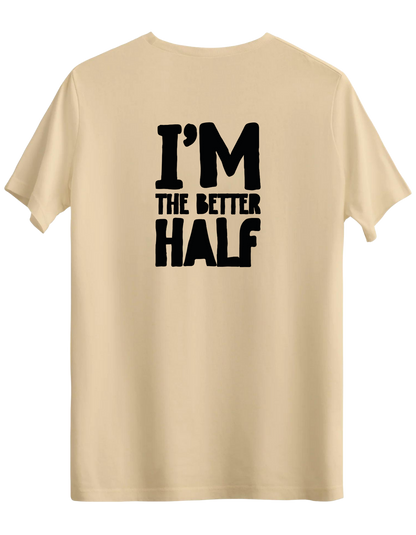 The Better Half Baskılı Bisiklet Yaka Regular T-shirt