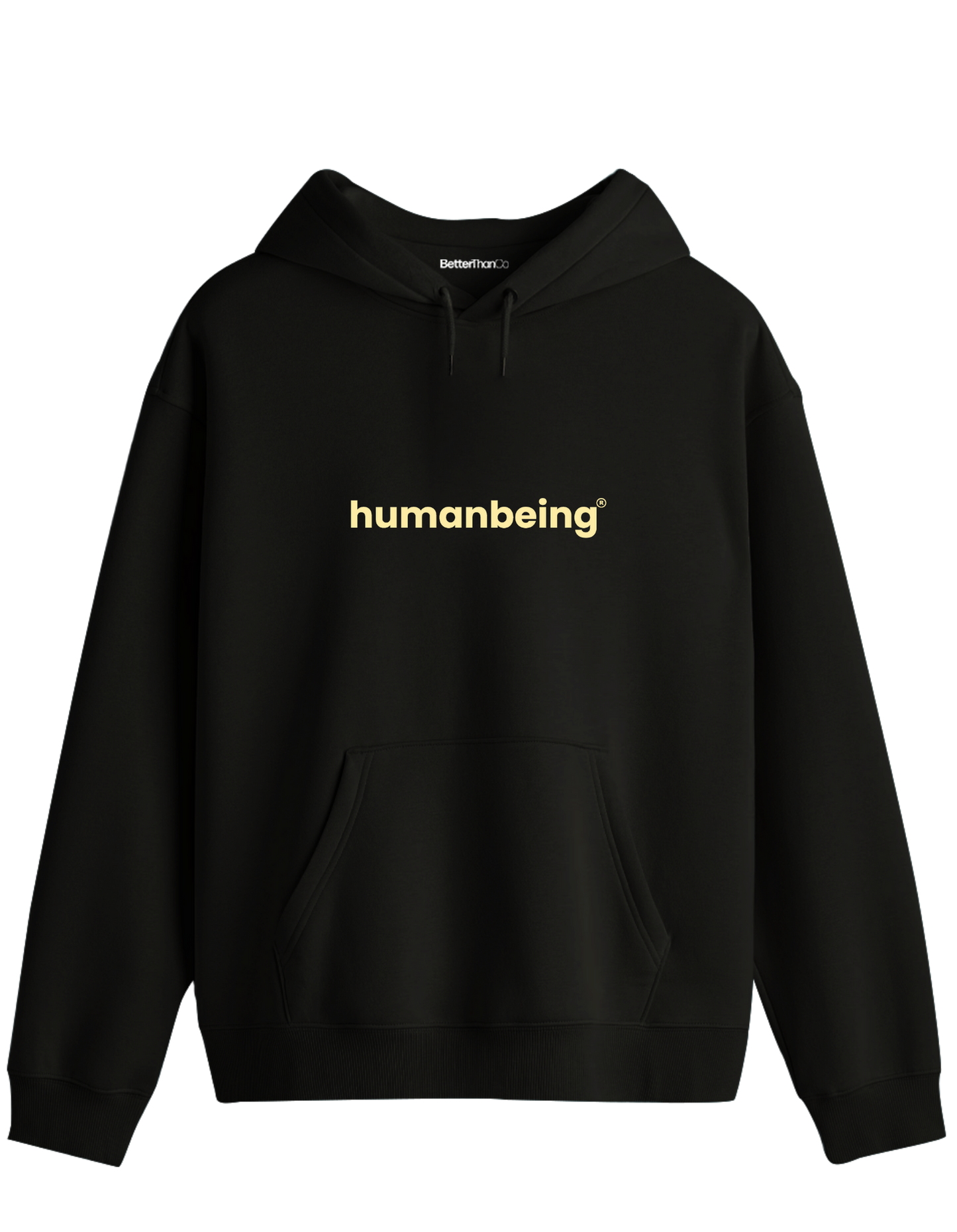 Humanbeing Baskılı Unisex Kapüşonlu Yaka Hoodie